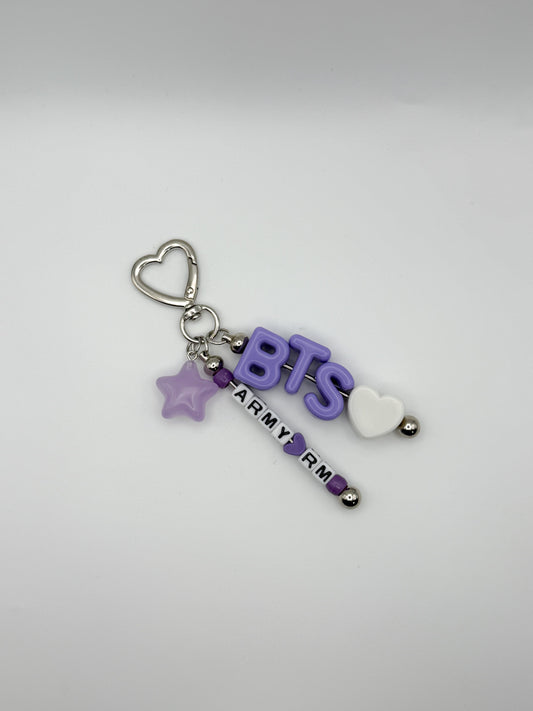 Personalized Initial Keychains (BTS RM)